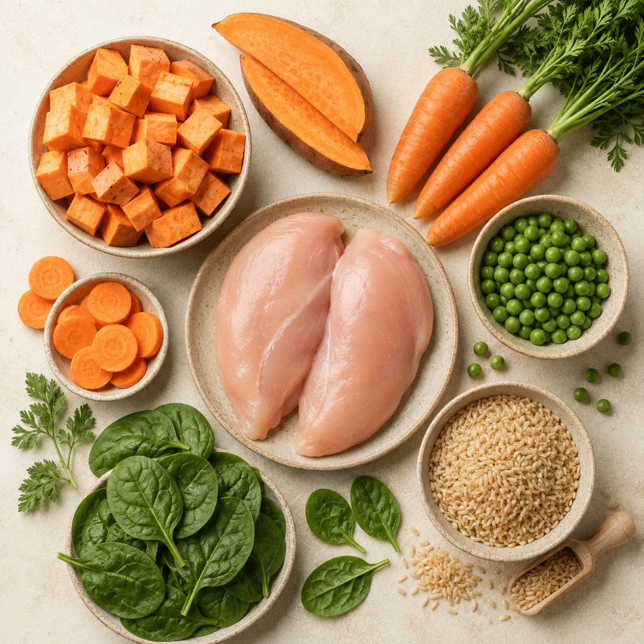 Fresh ingredients